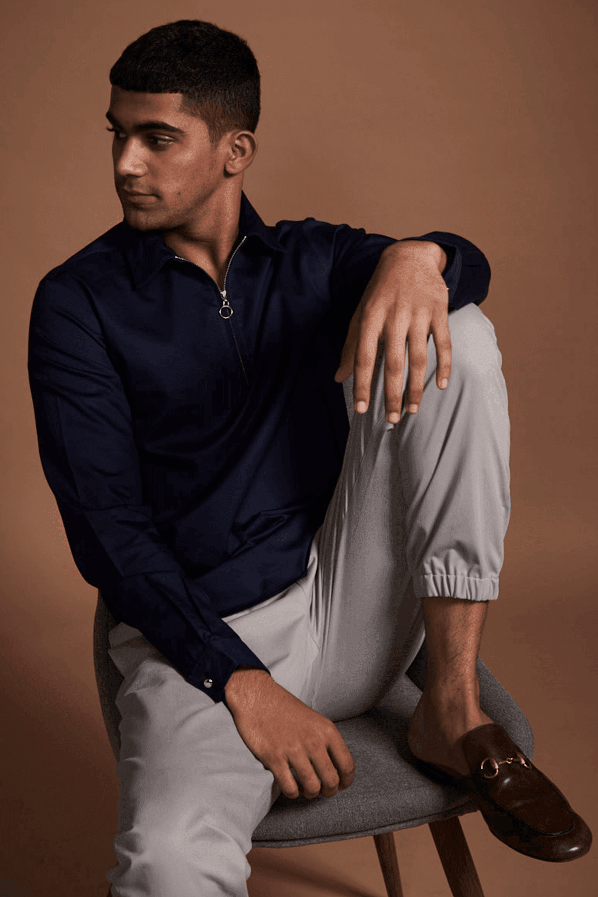 ZIP FRONT POPOVER - dash and dot