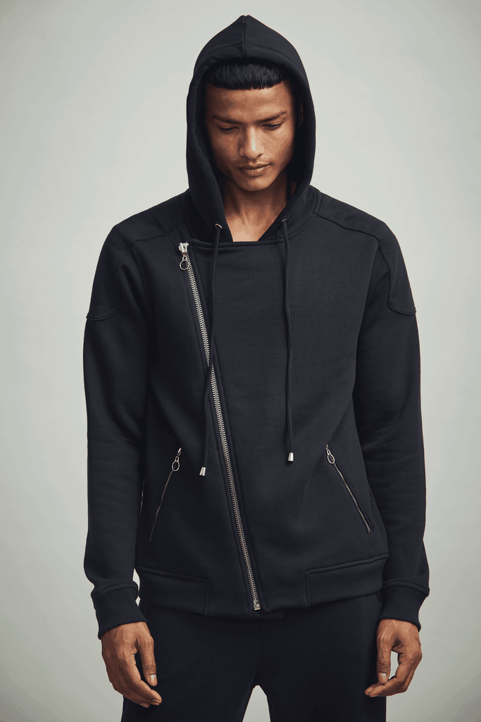 CROSS ZIP HOODIE - dash and dot dash and dot