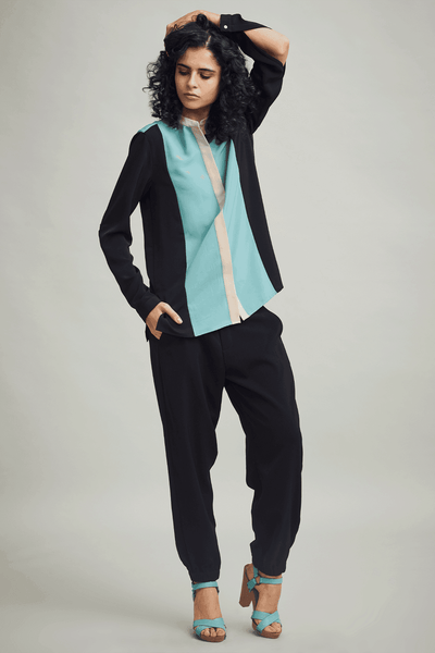 COLOR BLOCK SHIRT - dash and dot