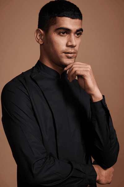 SLANT FRONT SHIRT - dash and dot