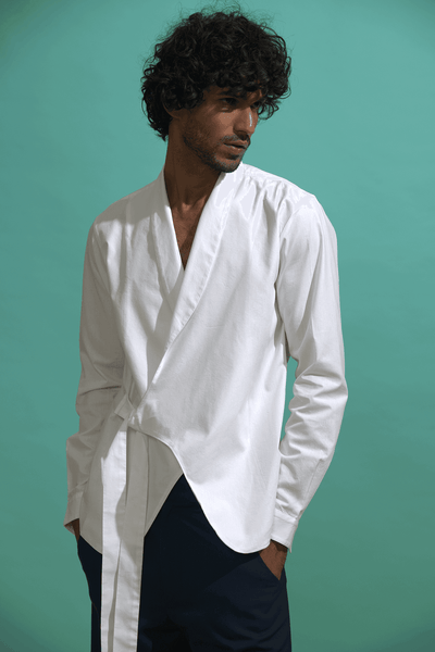 SIDE TIE SHIRT - dash and dot