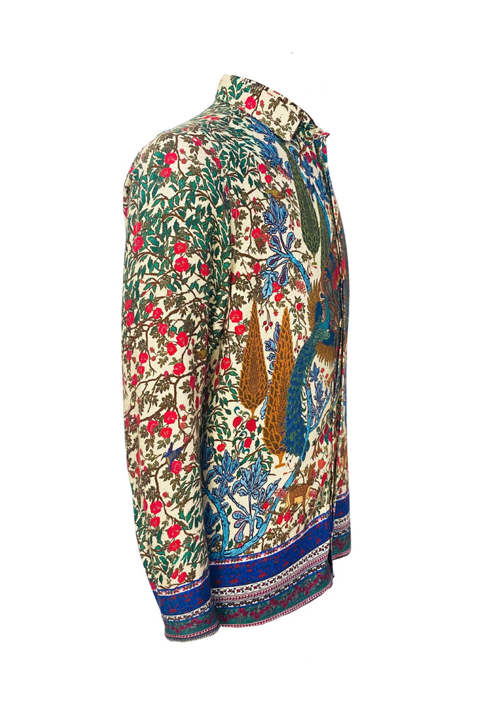 TAPESTRY PRINT SHIRT - dash and dot dash and dot