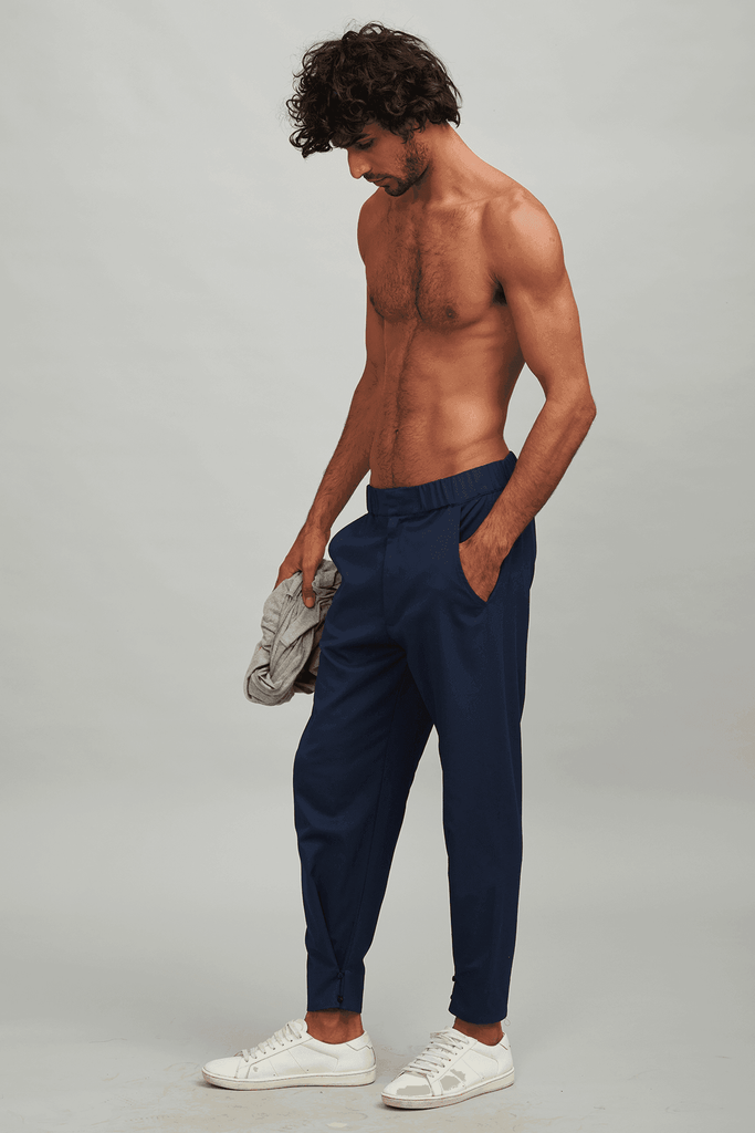 BUTTON CUFF TROUSER - dash and dot dash and dot