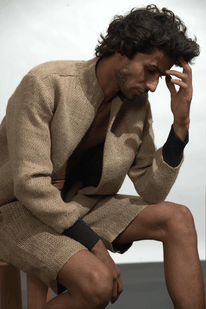 JUTE SHORTS - dash and dot dash and dot