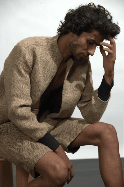 JUTE SHORTS - dash and dot