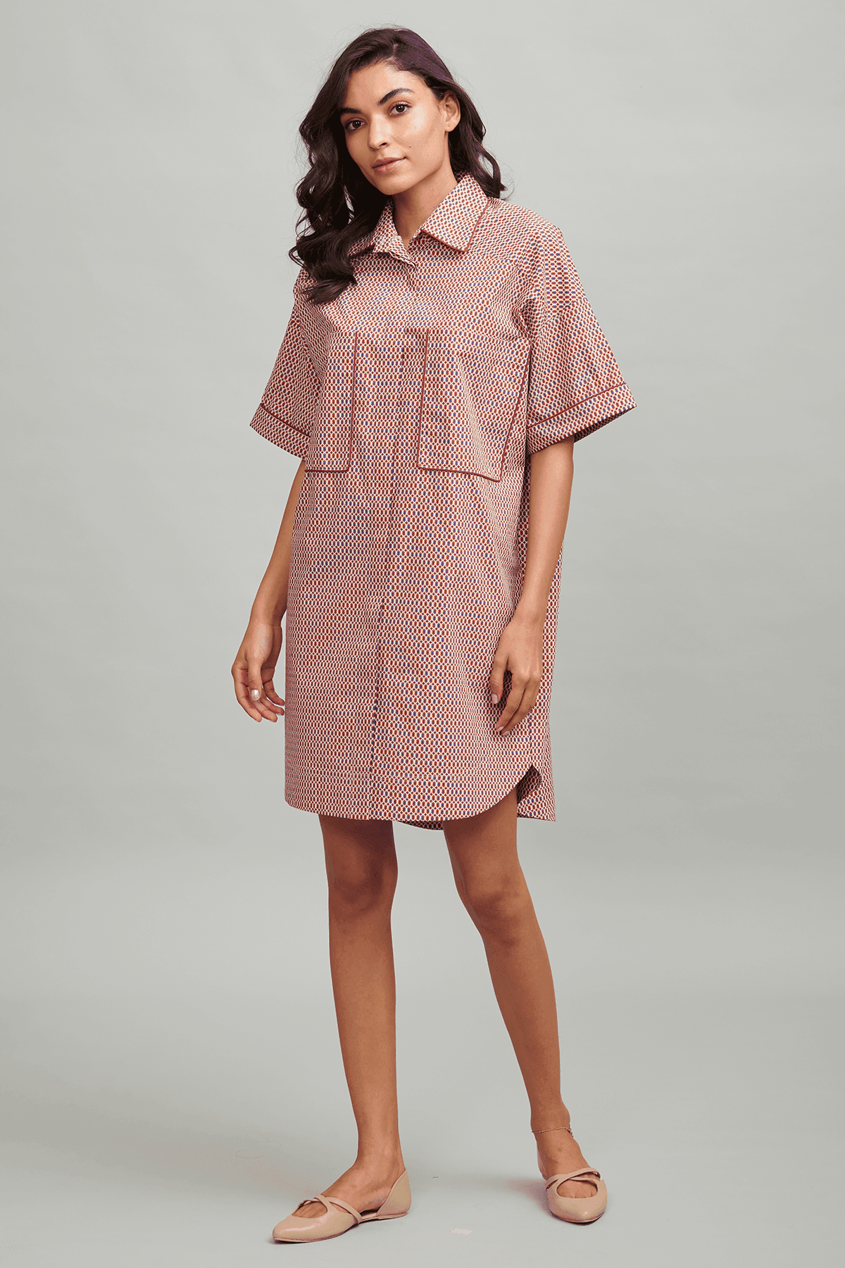 DECO PATCH POCKET DRESS - dash and dot