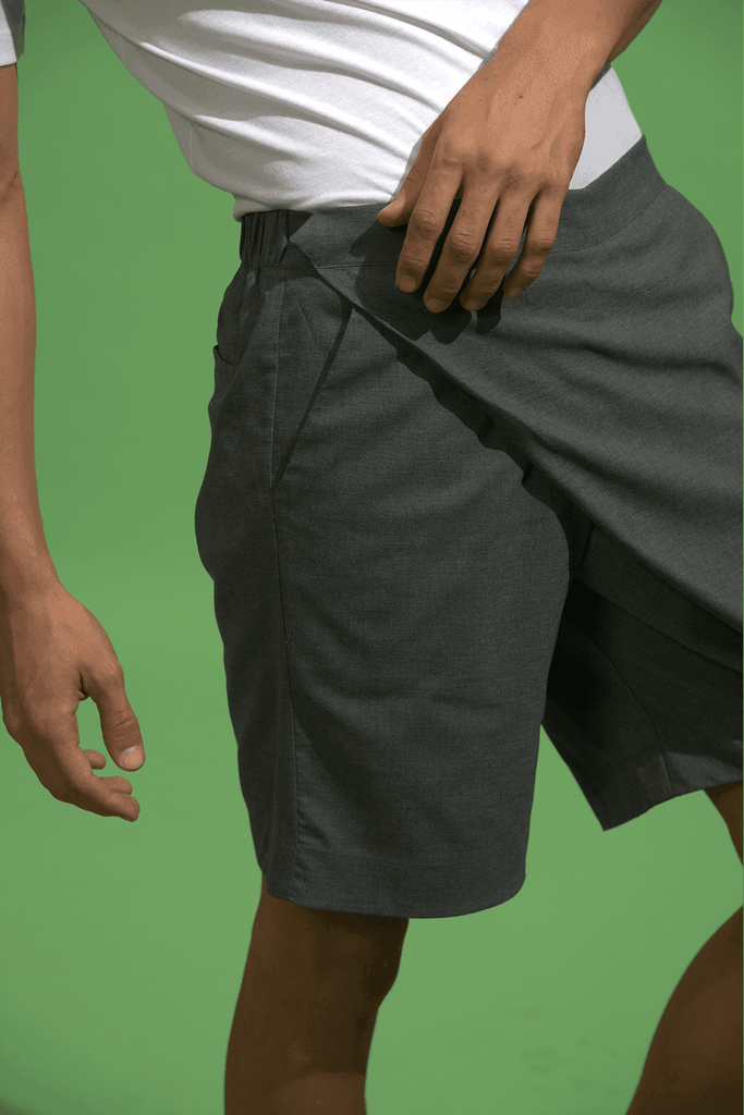 FRONT OVERLAP SHORTS - dash and dot dash and dot