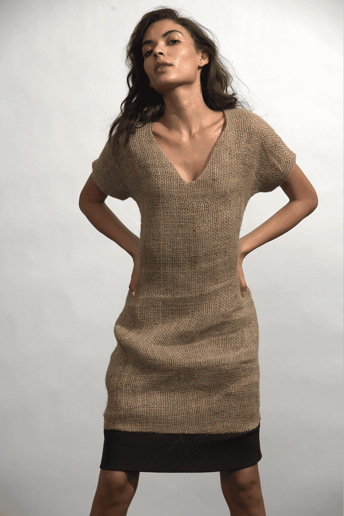 POTATO SACK DRESS - dash and dot dash and dot