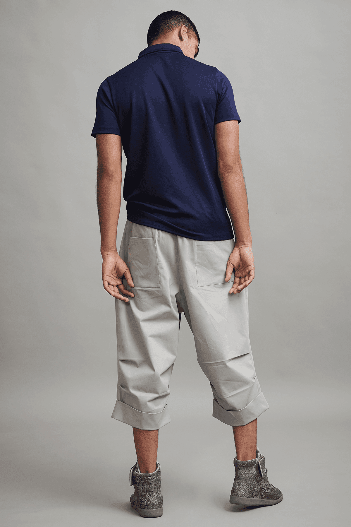 OFF CENTER PLACKET POLO - dash and dot