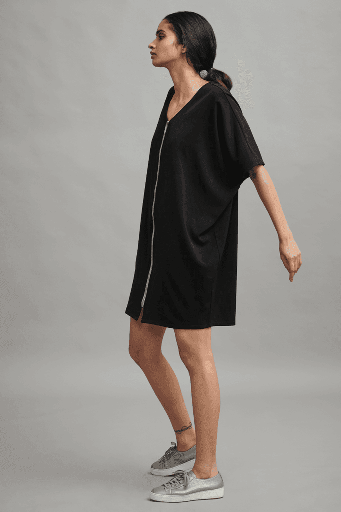 FRONT ZIP DRESS - dash and dot dash and dot