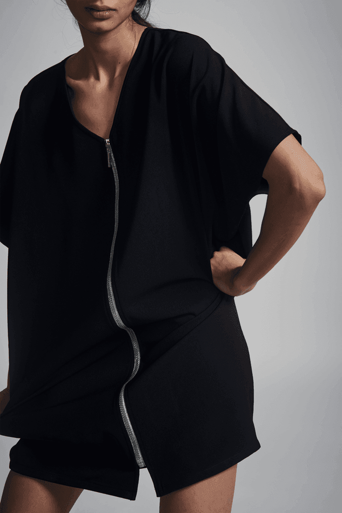 FRONT ZIP DRESS - dash and dot dash and dot