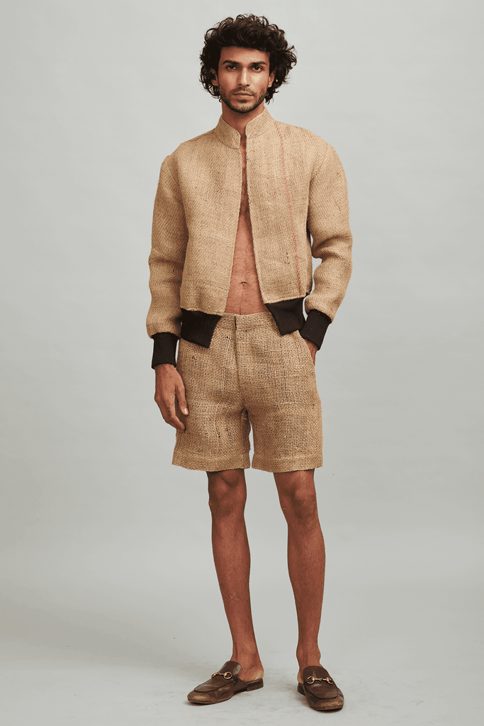 JUTE JACKET - dash and dot dash and dot