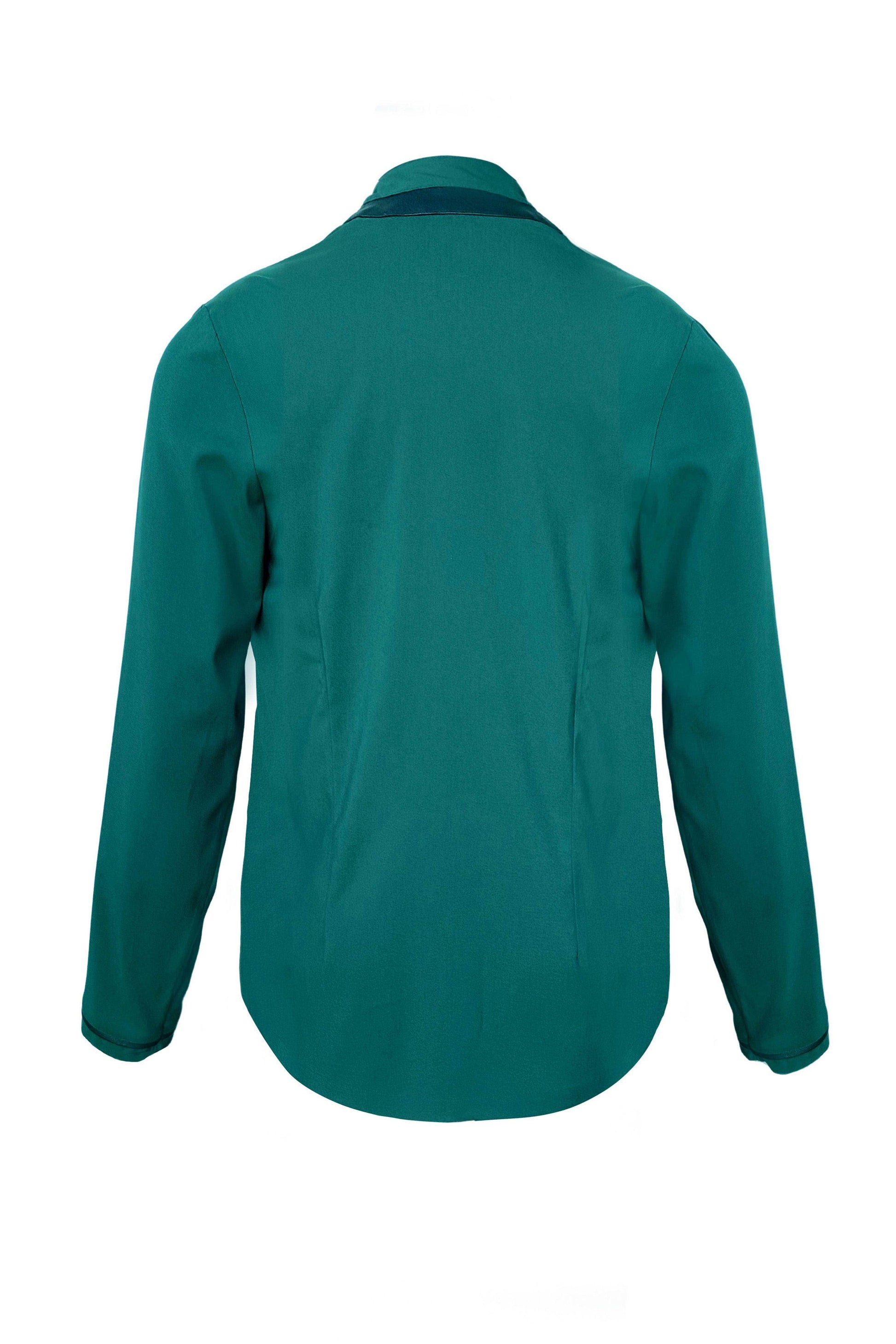 GREEN LEATHER BIB SUIT - dash and dot