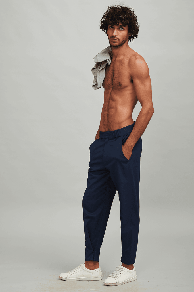 BUTTON CUFF TROUSER - dash and dot dash and dot