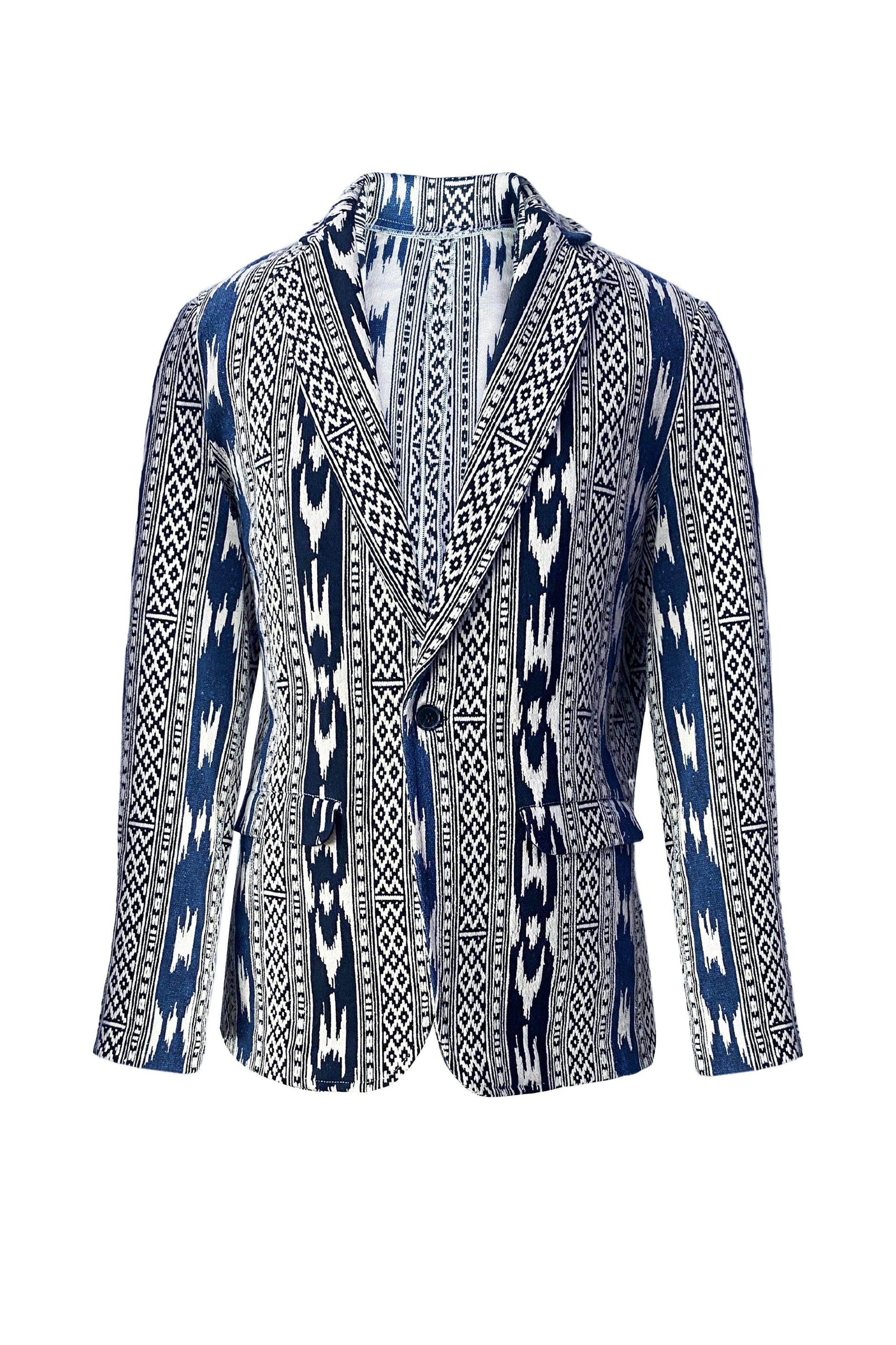 JACQUARD IKKAT SUIT - dash and dot