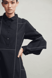 CONTRAST STITCH SHIRT - dash and dot dash and dot