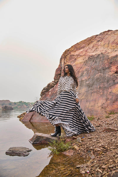 DOTTED BOW BLOUSE - dash and dot