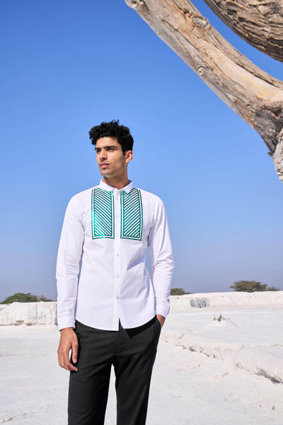 CHEVRON BIB SHIRT - dash and dot