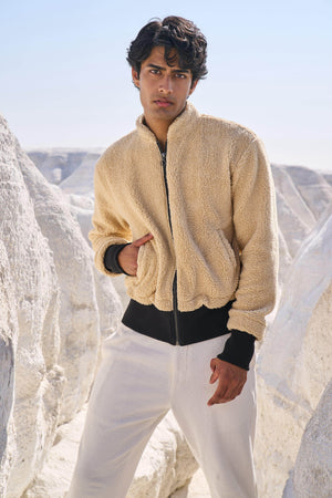 SHERPA BOMBER JACKET - dash and dot