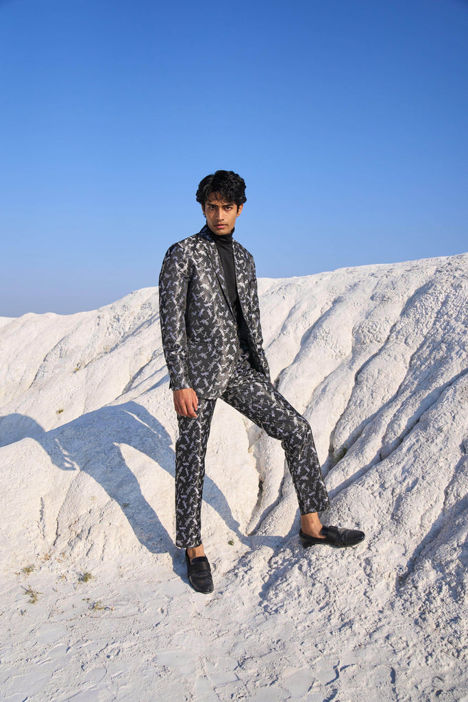 JACQUARD BLAZER - dash and dot dash and dot