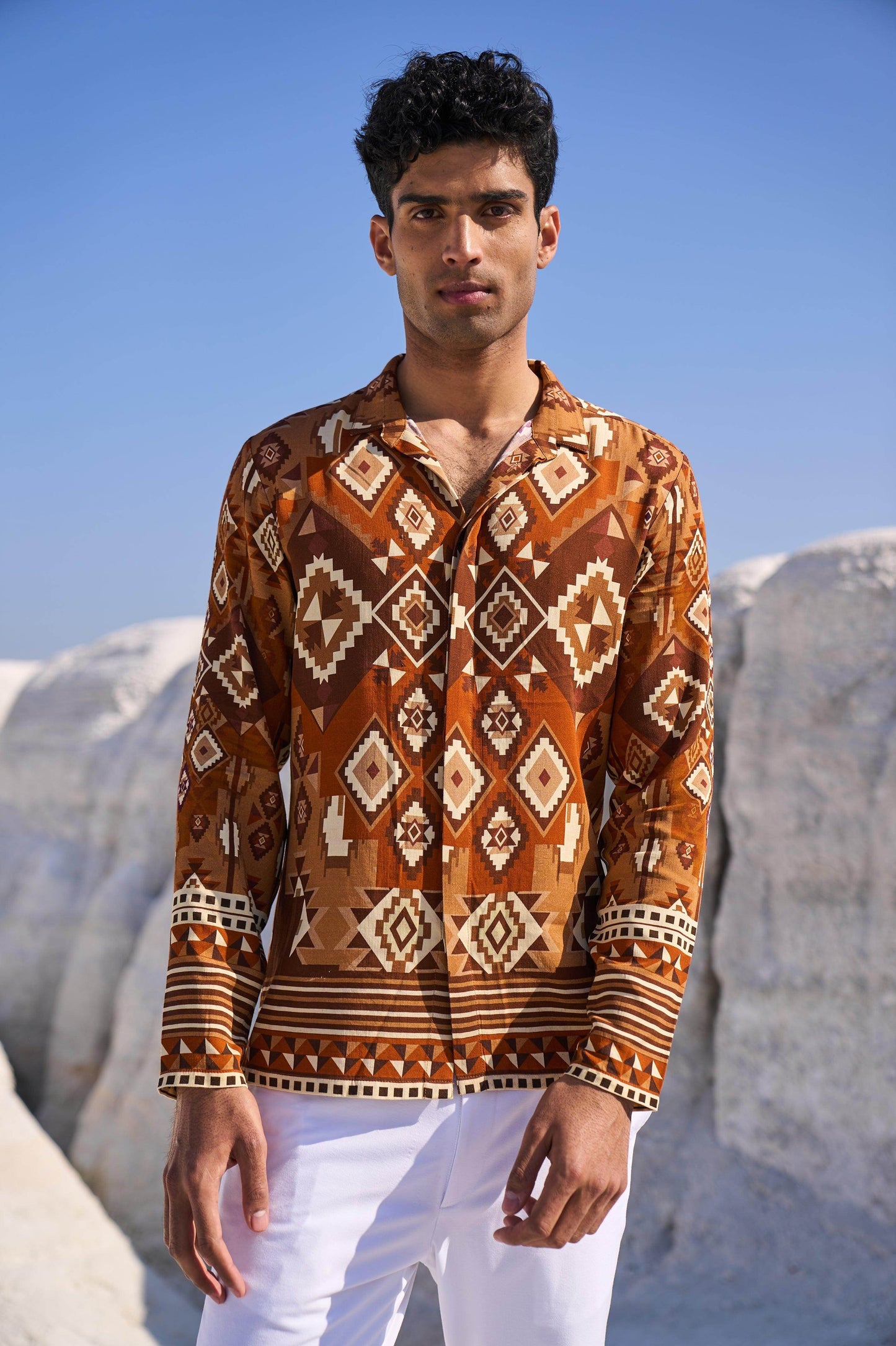 AZTEC PRINT SHIRT - dash and dot