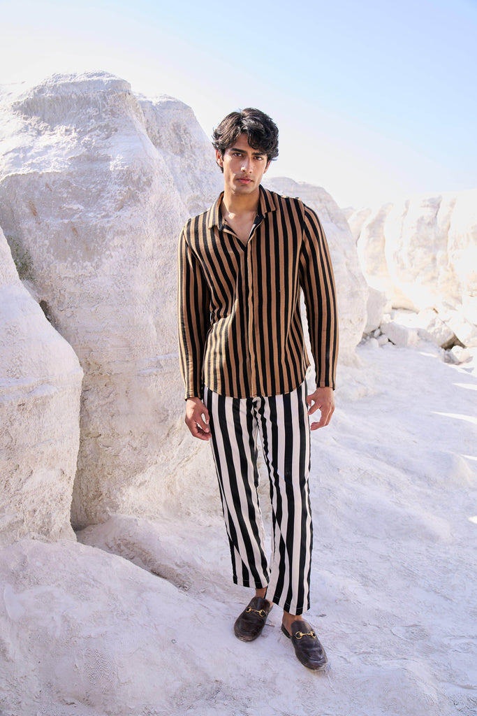 STRIPE PANT - dash and dot dash and dot