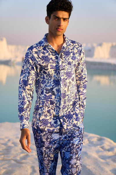 PORCELAIN PRINTED SHIRT - dash and dot