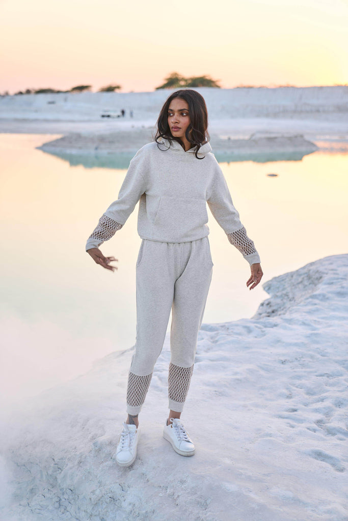 MESH CUFF JOGGER - dash and dot dash and dot