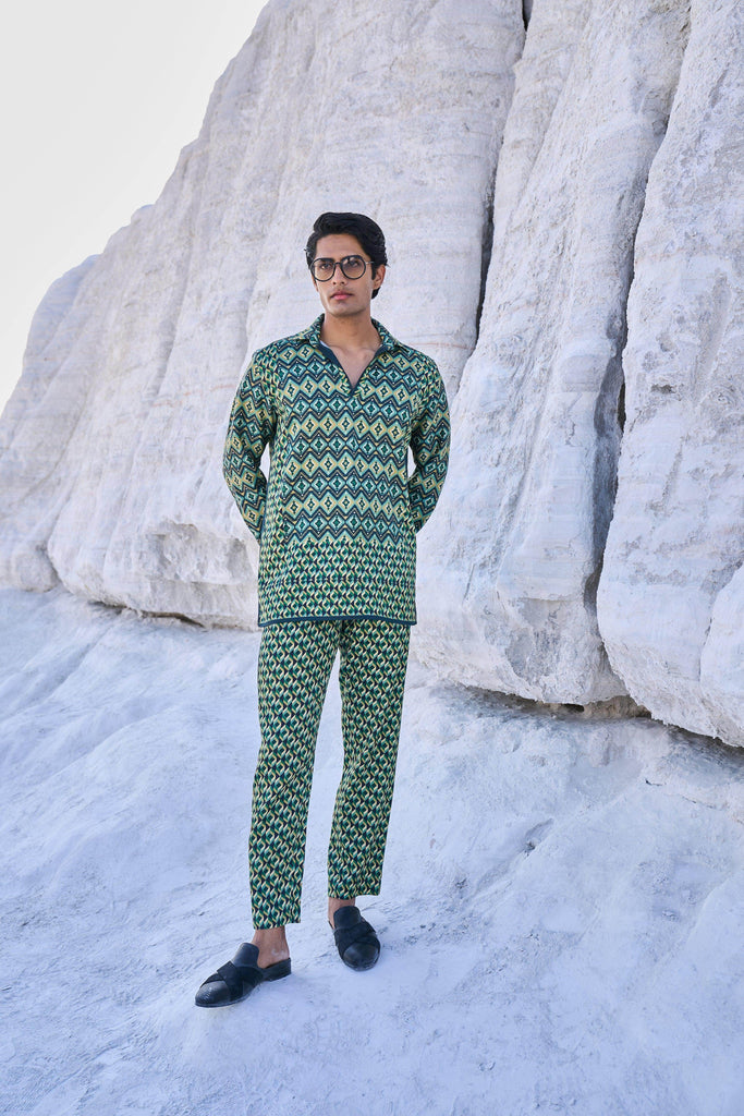 DECO POPOVER PANT - dash and dot dash and dot