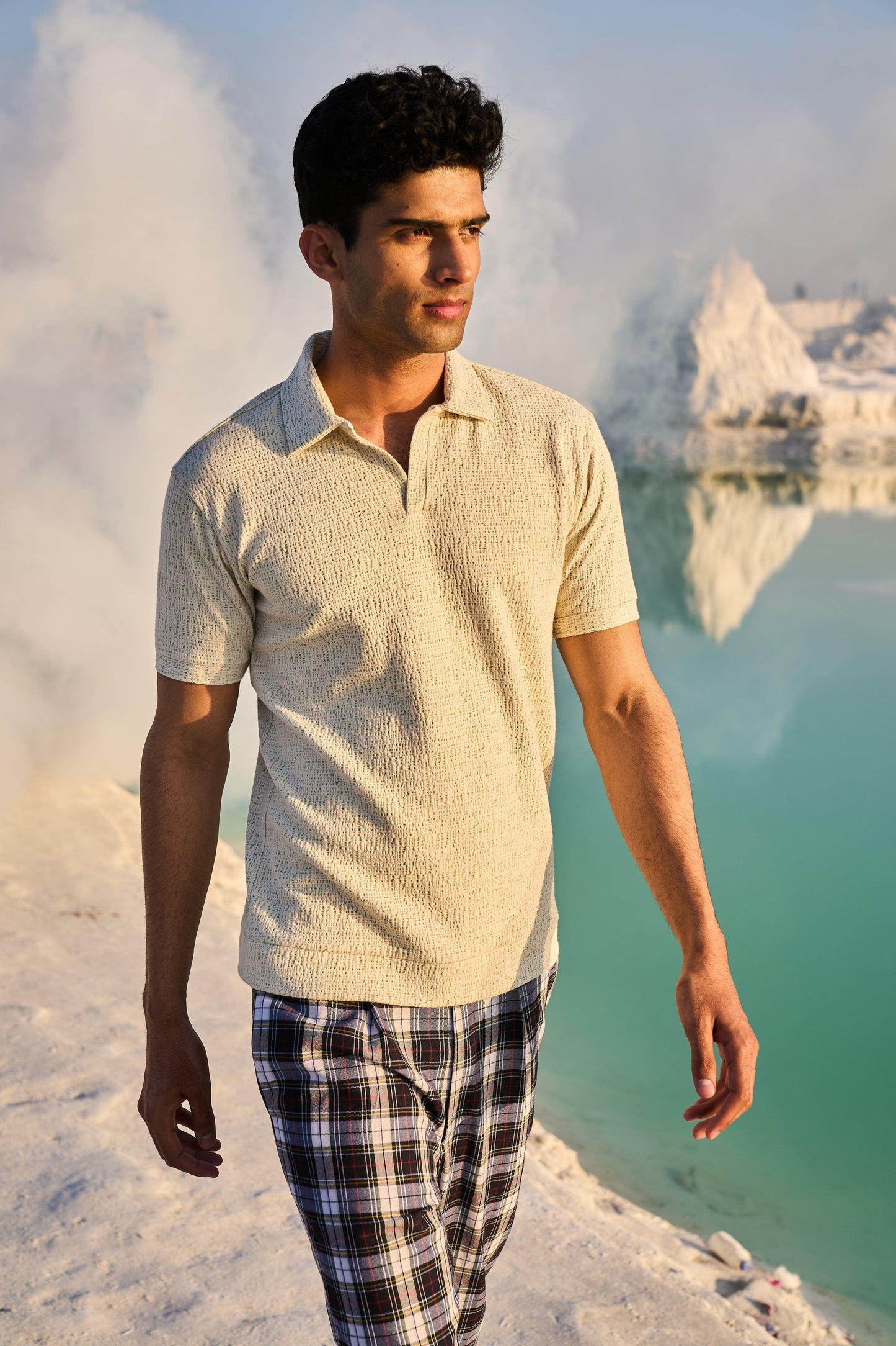JACQUARD POLO - dash and dot