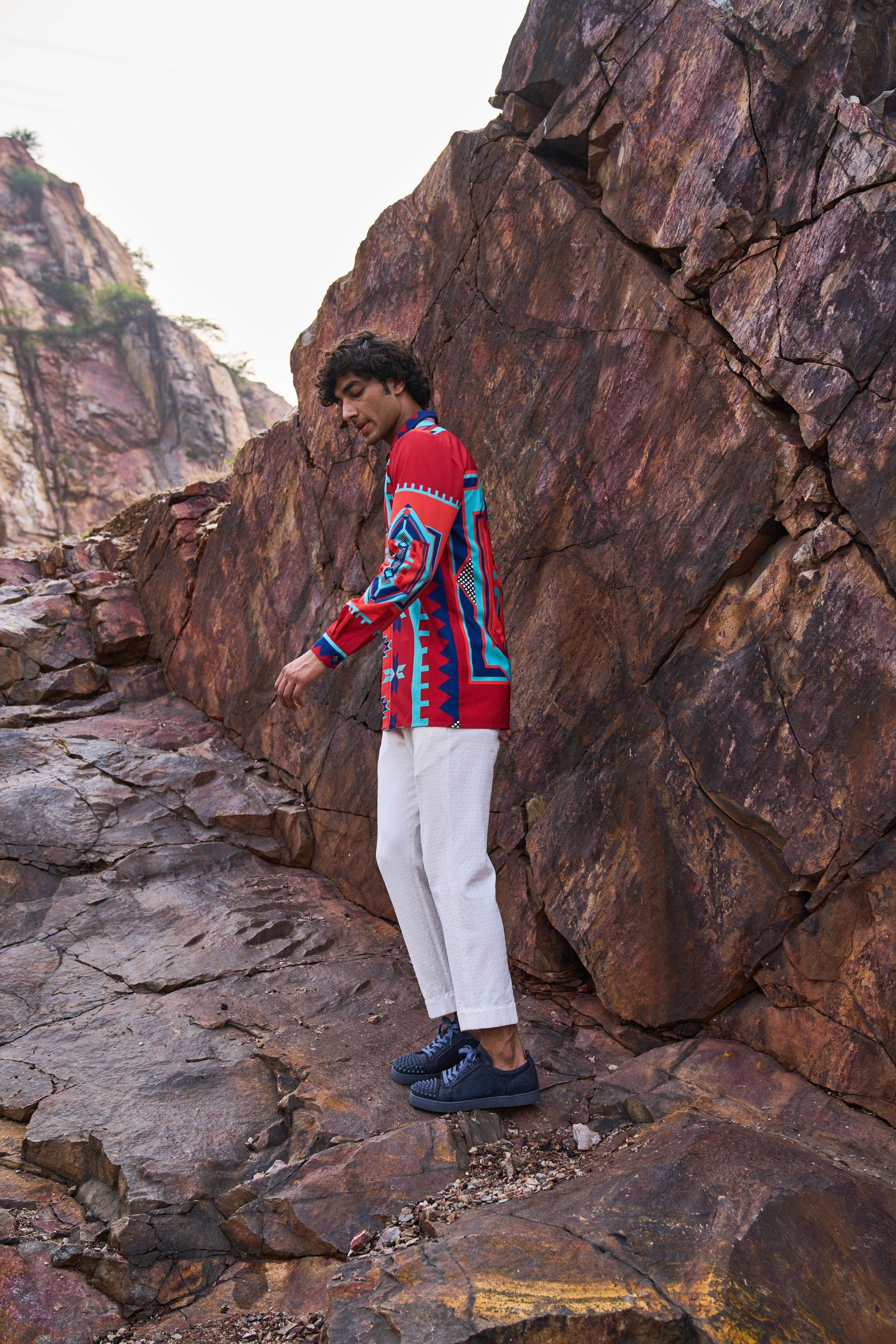 TRIBAL PRINTED SHIRT - dash and dot