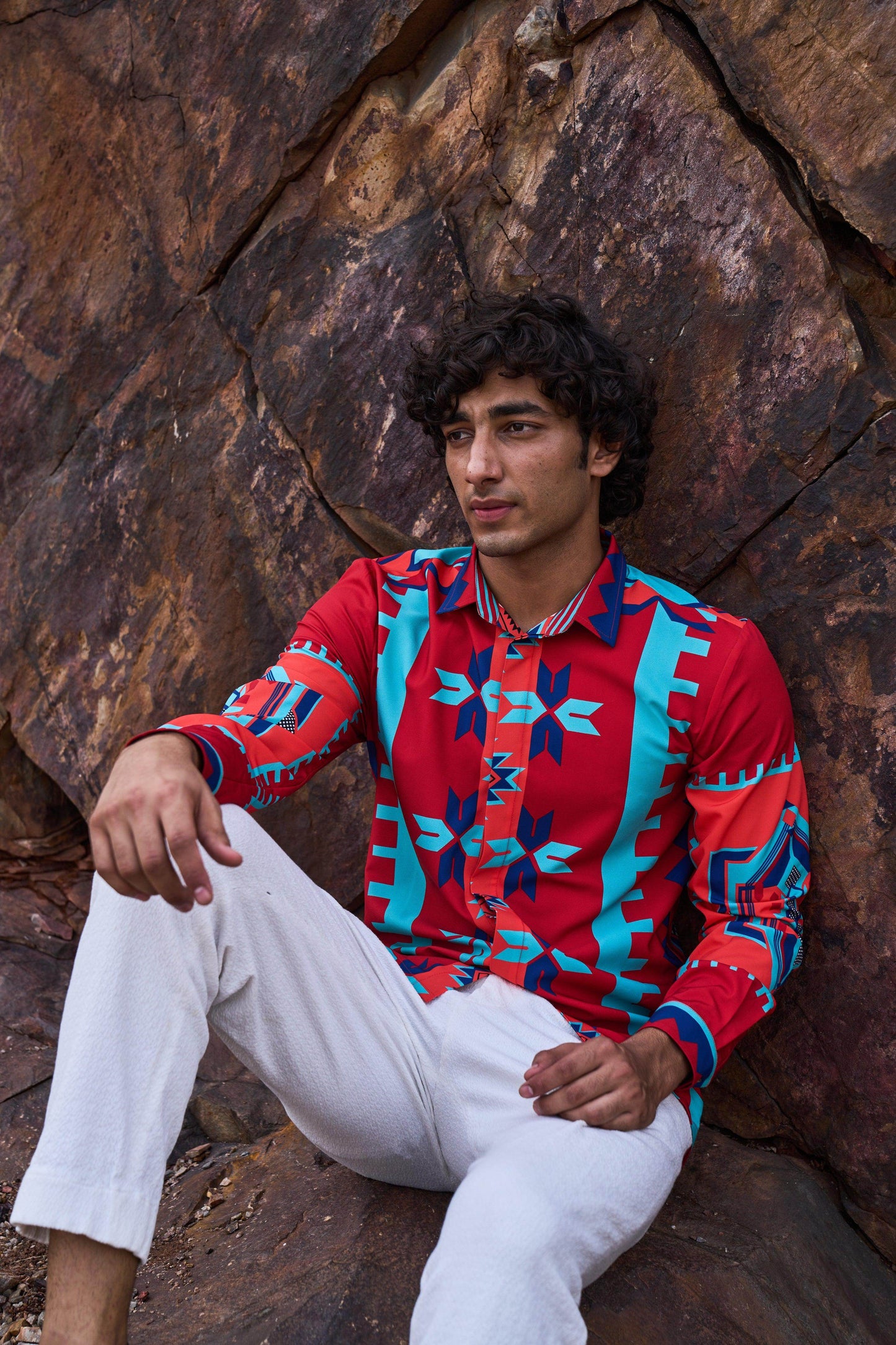 TRIBAL PRINTED SHIRT - dash and dot