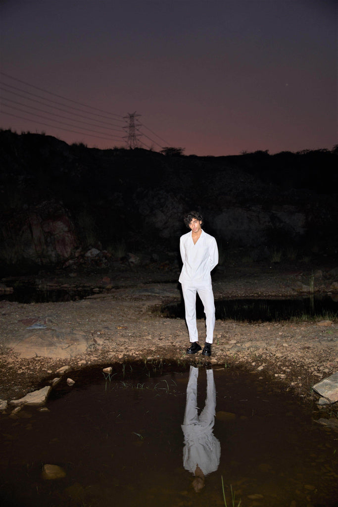 ALL WHITE PANTSUIT - dash and dot dash and dot