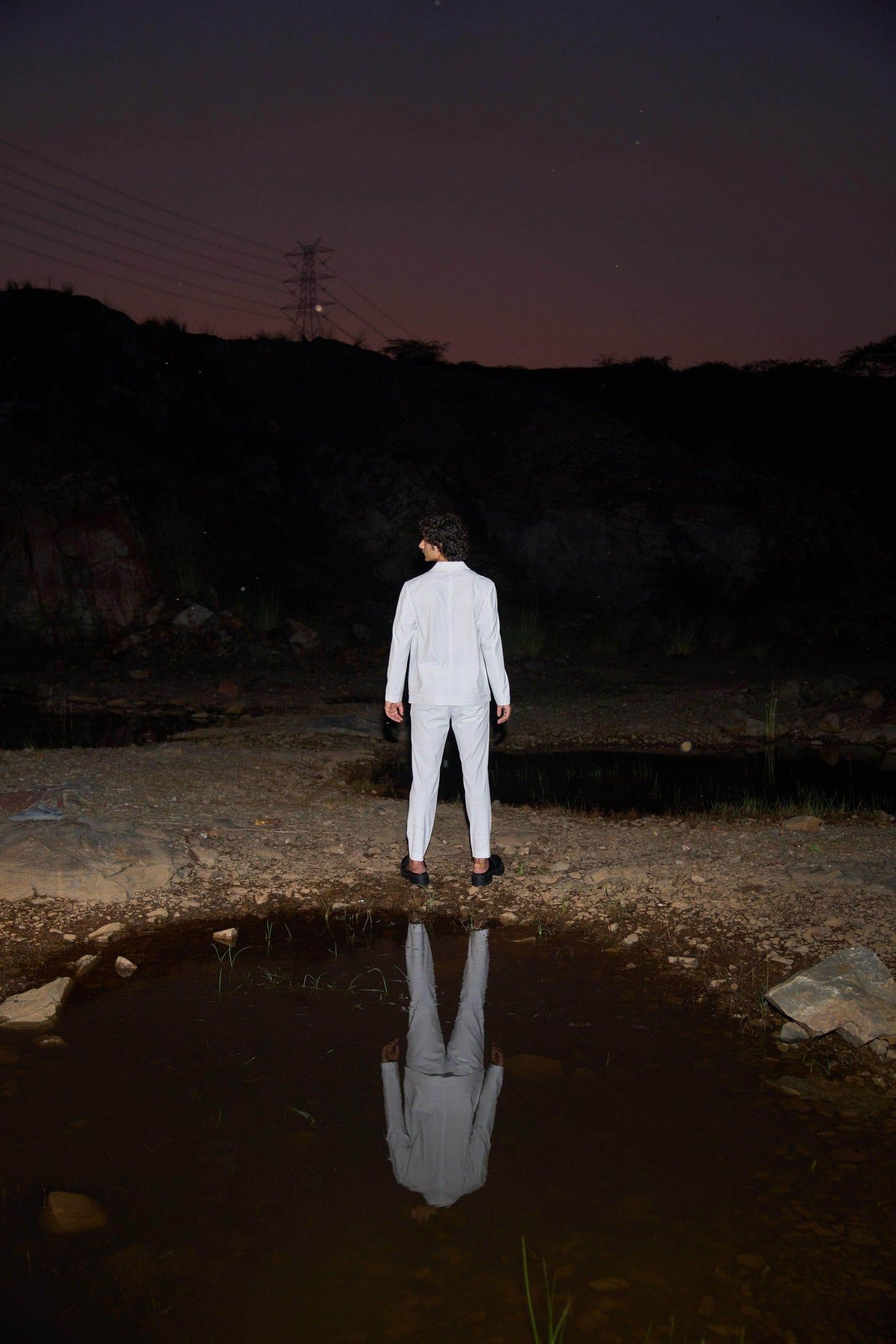 ALL WHITE PANTSUIT - dash and dot