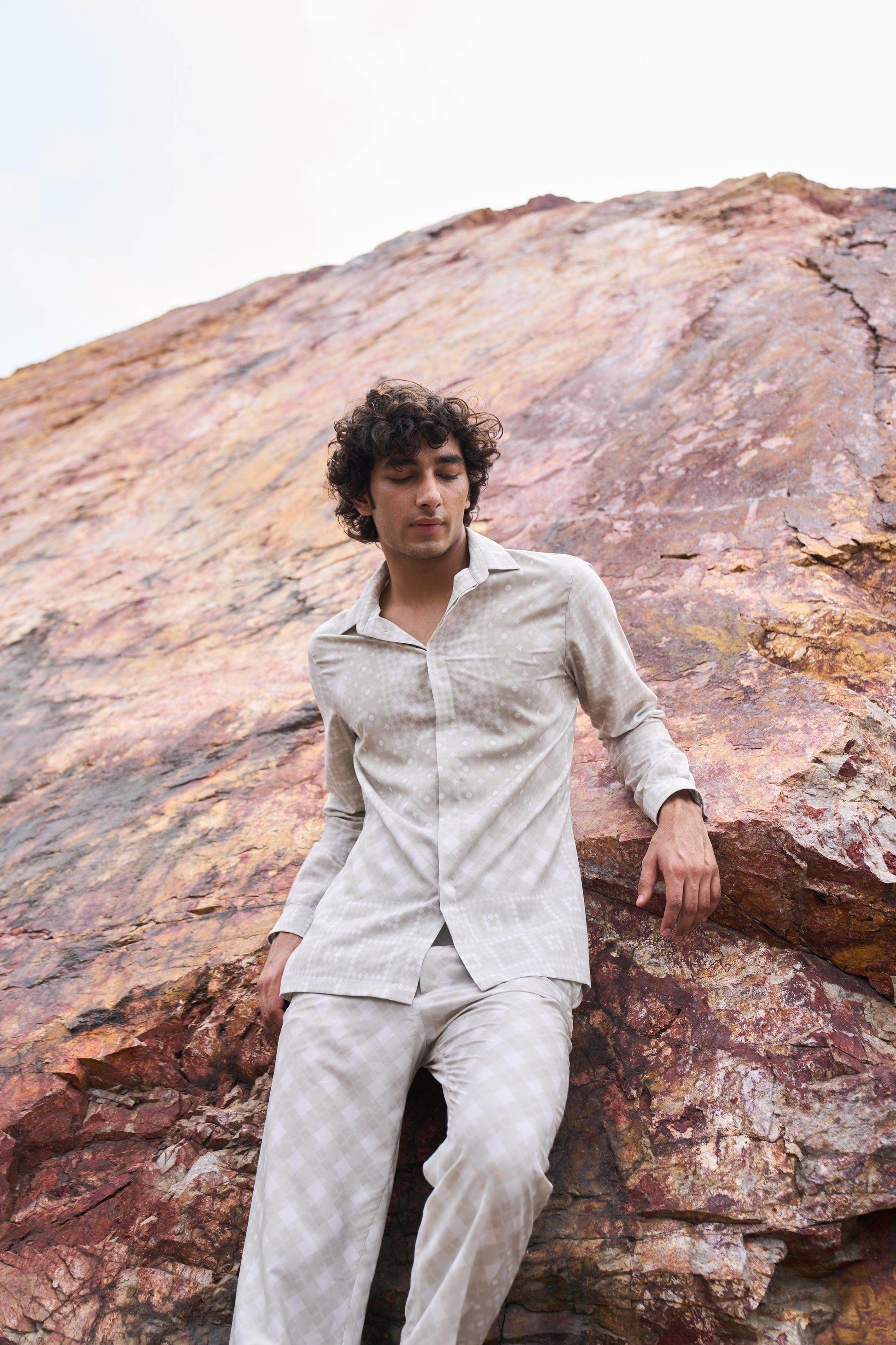 TILE PRINT SET - dash and dot