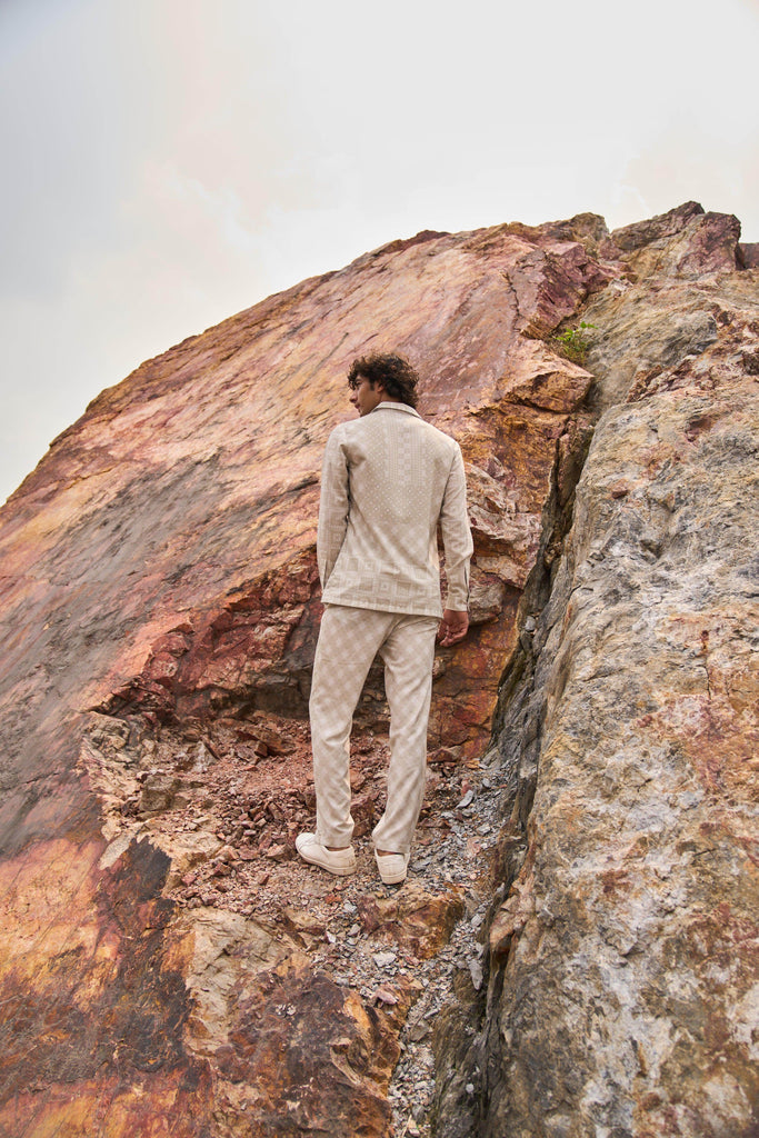 TILE PRINT SET - dash and dot dash and dot