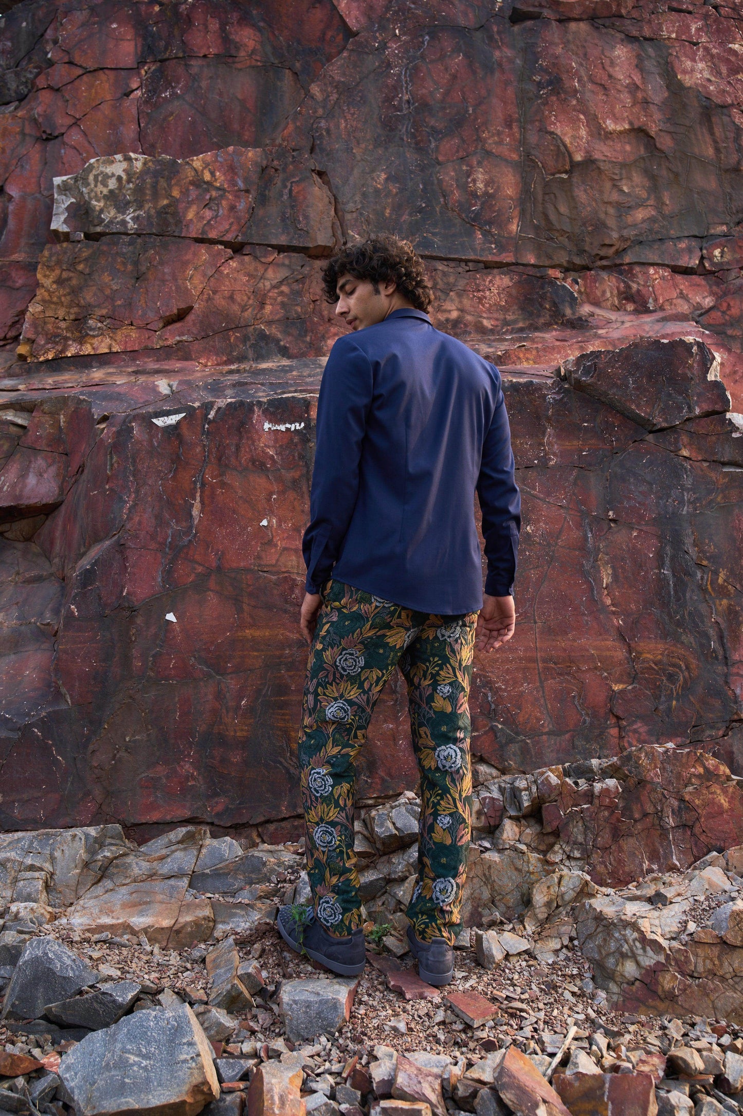 FLORAL EMBROIDERED SHIRT - dash and dot