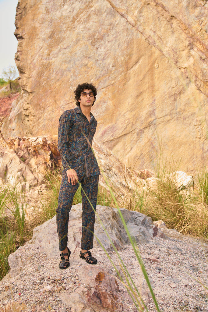 PAISLEY PRINTED SHIRT - dash and dot dash and dot