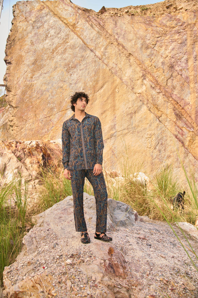 PAISLEY PRINTED SHIRT - dash and dot dash and dot