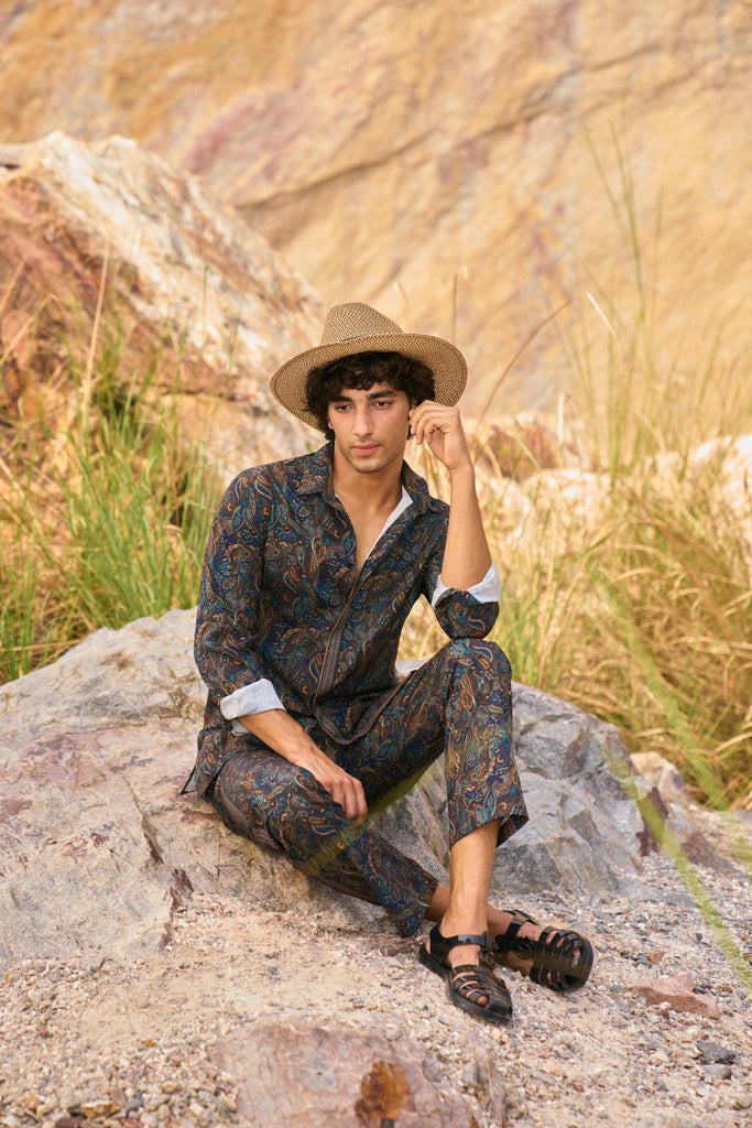 PAISLEY PRINTED SHIRT - dash and dot dash and dot