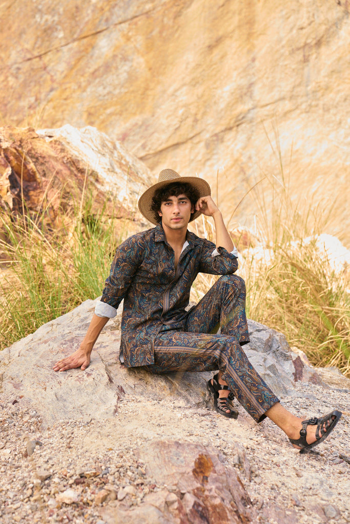 PAISLEY PRINTED SHIRT - dash and dot dash and dot