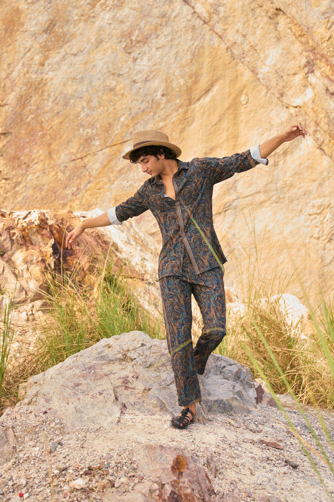 PAISLEY PRINTED SHIRT - dash and dot dash and dot