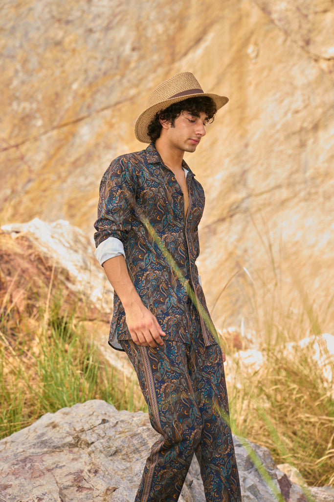 PAISLEY PRINTED SHIRT - dash and dot dash and dot