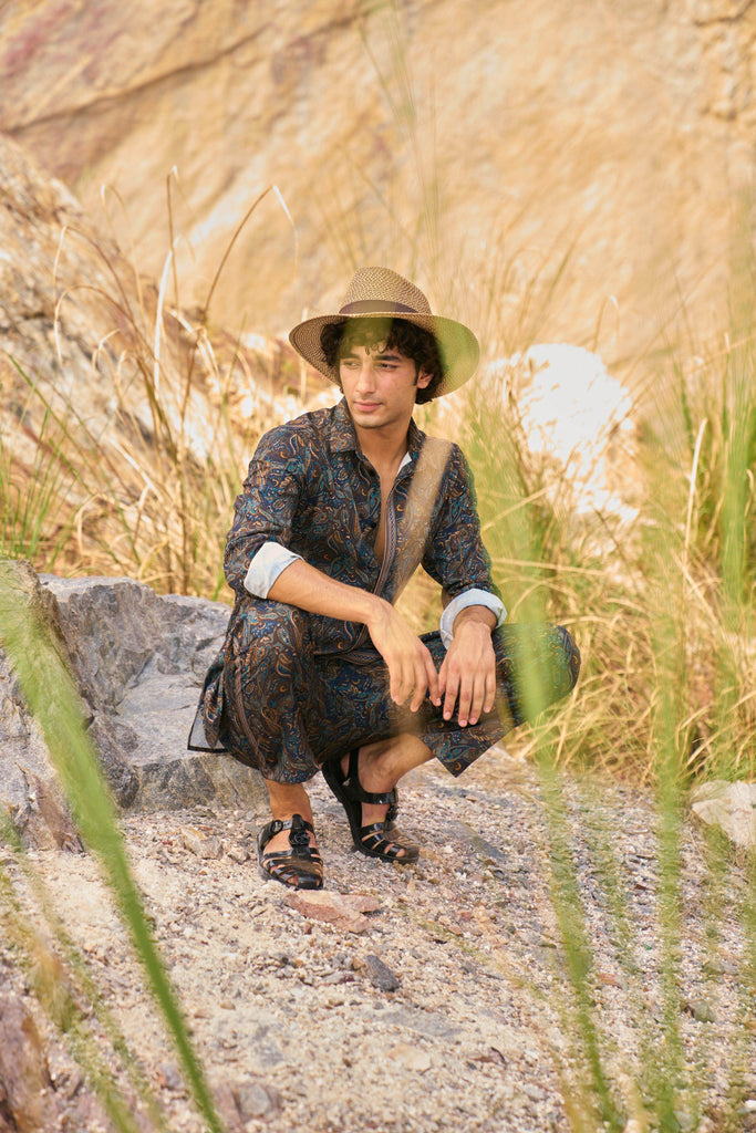 PAISLEY PRINTED SHIRT - dash and dot dash and dot