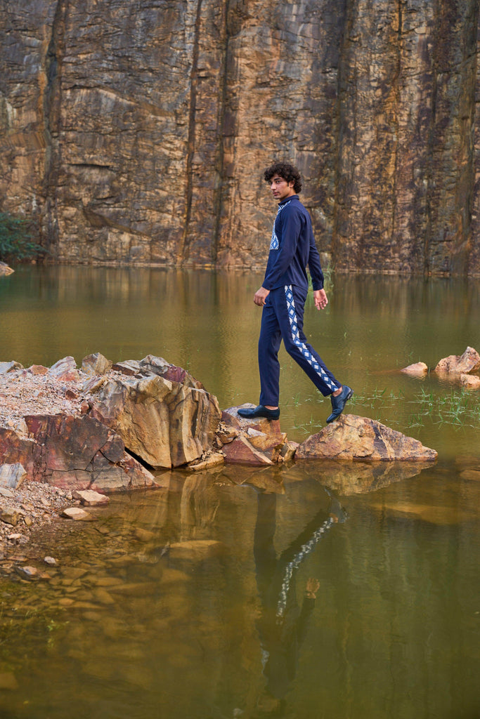 JACQUARD BIB SHIRT - dash and dot dash and dot