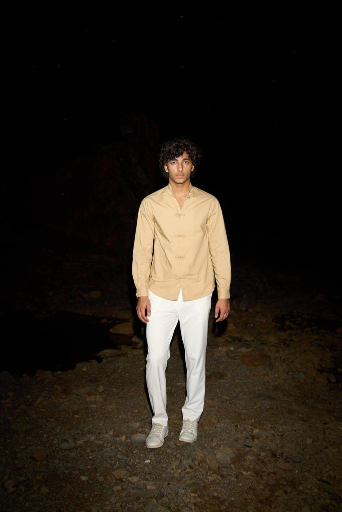 TWISTED BUTTON SHIRT - dash and dot dash and dot