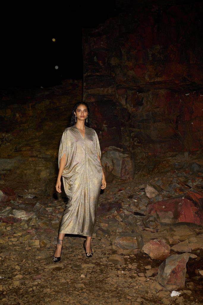 DRAPE COWL KAFTAN - dash and dot dash and dot