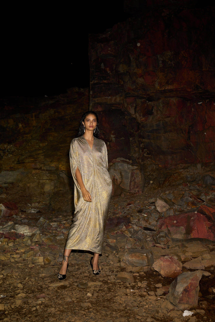 DRAPE COWL KAFTAN - dash and dot dash and dot