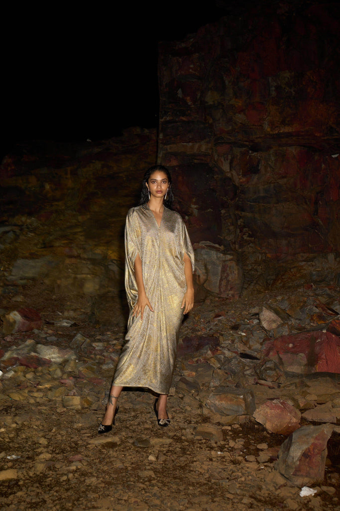 DRAPE COWL KAFTAN - dash and dot dash and dot