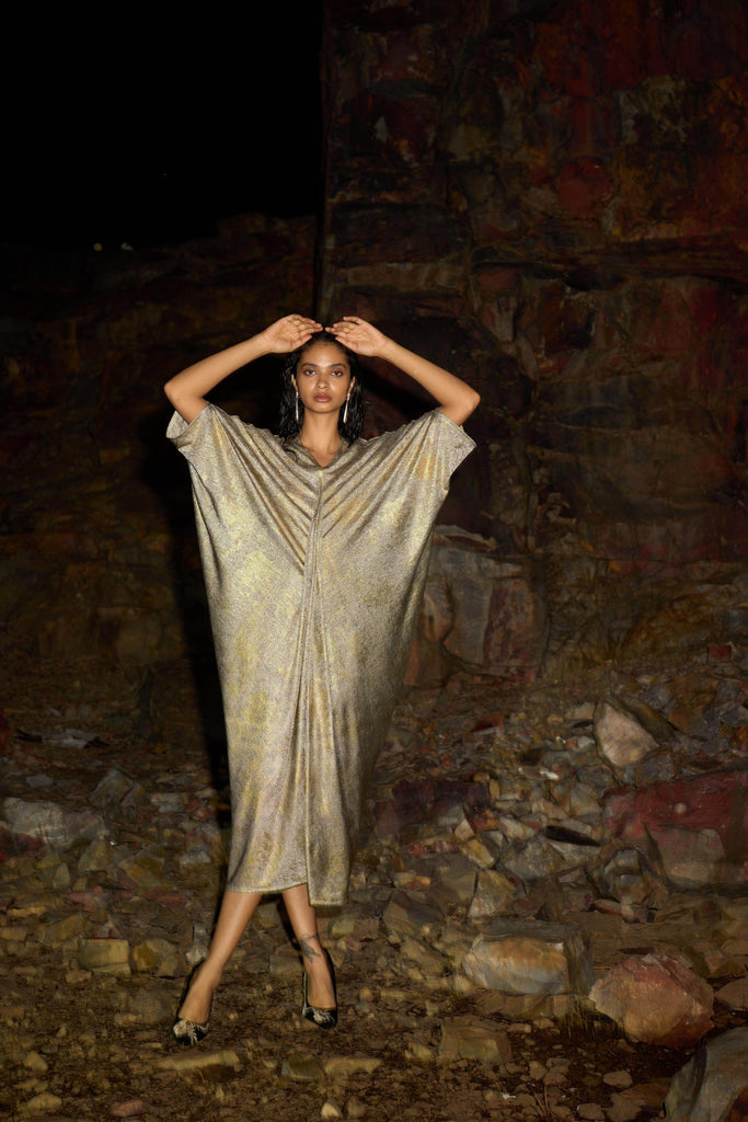 DRAPE COWL KAFTAN - dash and dot dash and dot